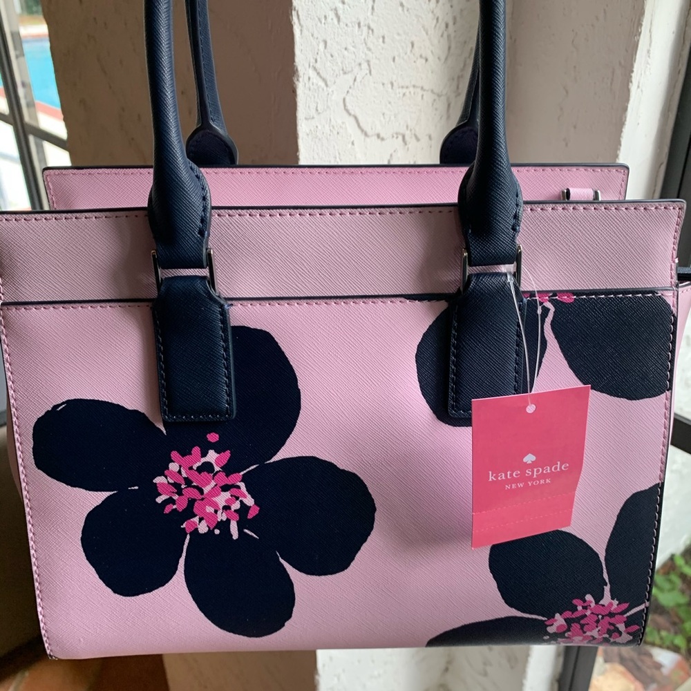 KATE SPADE CROSSBODY SATCHEL CAMERON MEDIUM FLORAL - Picture 8 of 10